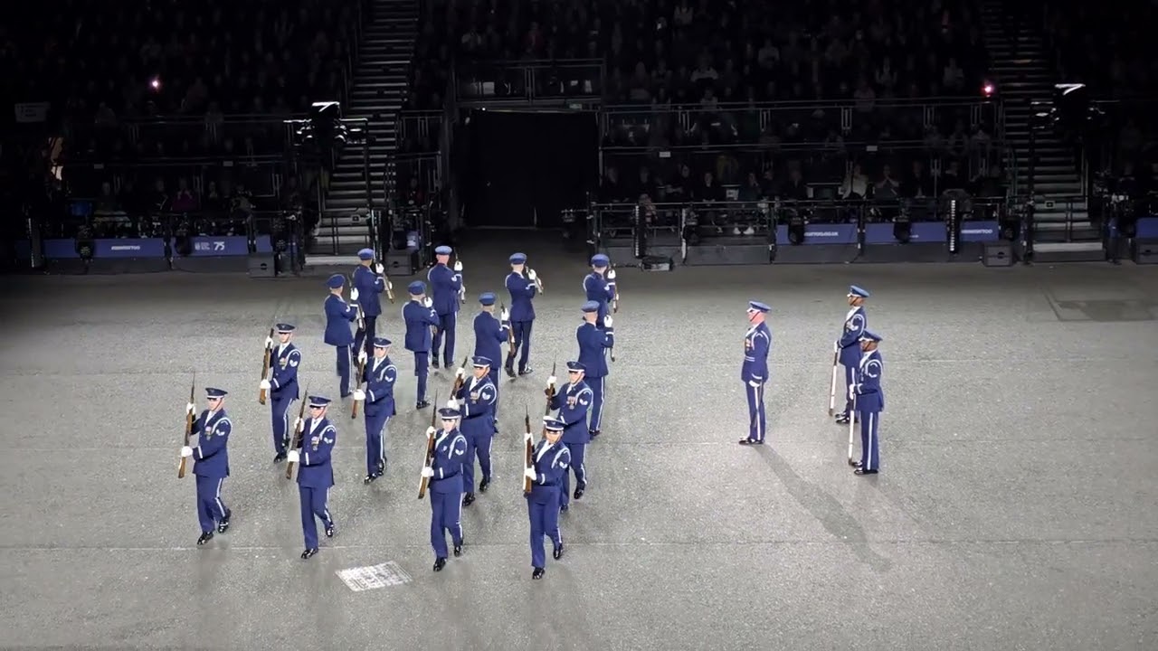Edinburgh Military Tattoo 2025 - United States Honour Guard Drill Team