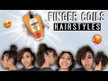 8 CUTE FINGER COIL HAIRSTYLES FOR SHORT/MEDIUM HAIR! | KDiani