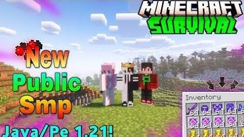 🪵 New Best Survival Public Smp Server For Minecraft 🍓 | Java/Pe/Pojav | 24/7 Online | Free To Join 