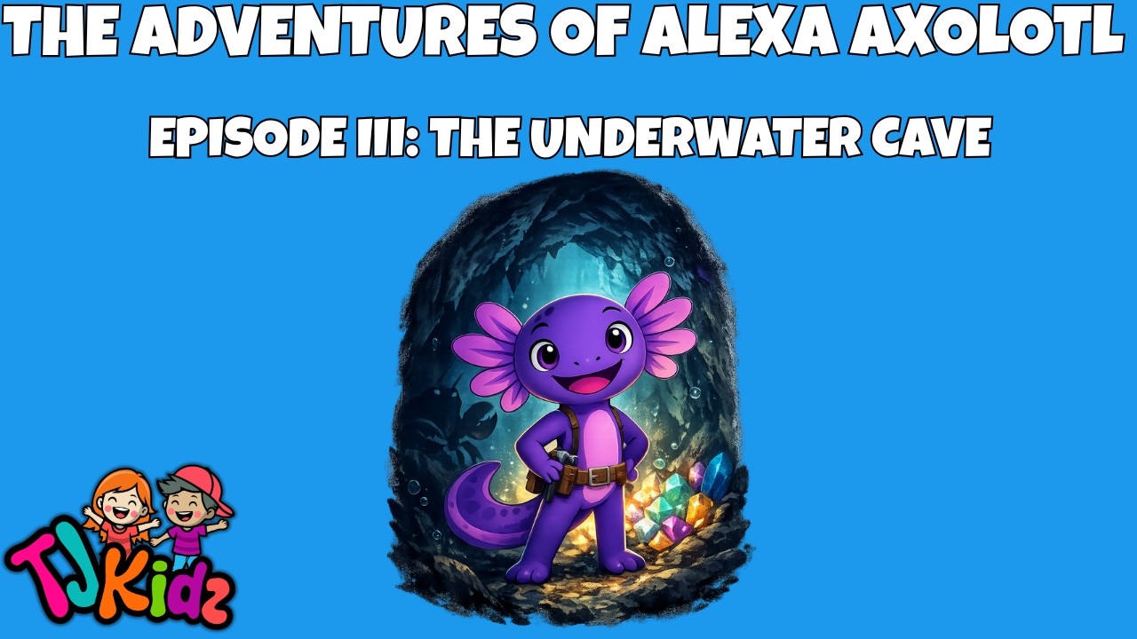 The Adventures of Alexa Axolotl: Episode 3 — The Underwater Cave Mystery