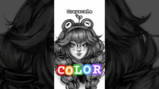 Greyscale to Color Challenge!!! #digitalart #artchallenge #art