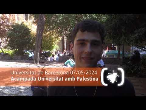 Acampada Universitària amb Palestina [Contrainfos]
