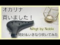 【開封】オカリナ買ってみた！/ナイトバイノーブル AC管 / 【Ocarina】Night by Noble アルトC管