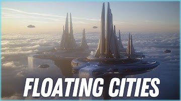 Epic Sci-Fi Floating Cities | AI-Generated Futuristic Cityscapes by MidJourney & Hailuo AI