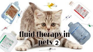 حساب جرعه المحاليل في الحيوانات الاليفه..طريقه إعطاء المحلول giving fluid therapy to pets ♥ ?‍⬛