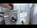 Water heater shutdown, relight, and maintenance