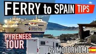 Pyrenees Tour 1: Brittany Ferries new ship Galicia and the Ruins of a thermal Spa