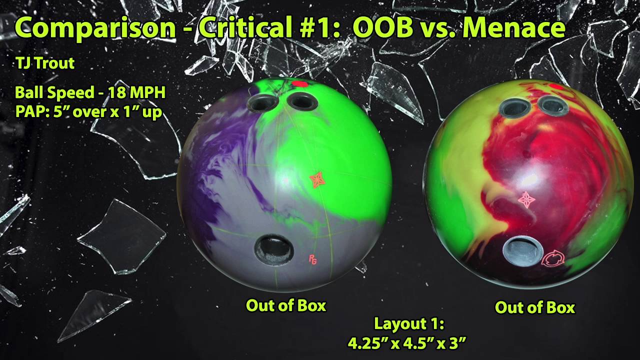 Roto Grip Critical Bowling Ball Reaction Video Ball Review {vs} Menace