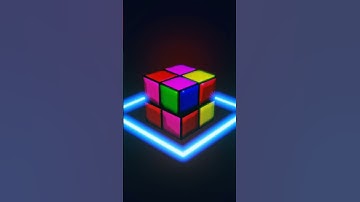 Solving a 2x2 Rubik’s cube - blender animation