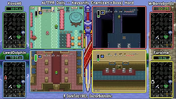 Kova46/MrBarrybondz/LewdDolphin/Furaime, Keysanity Enemizer Hard. ALTTP Randomizer Daily Race