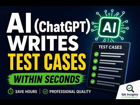 Write Professional Test Cases with ChatGPT | The Prompt Every QA Engineer Should Know