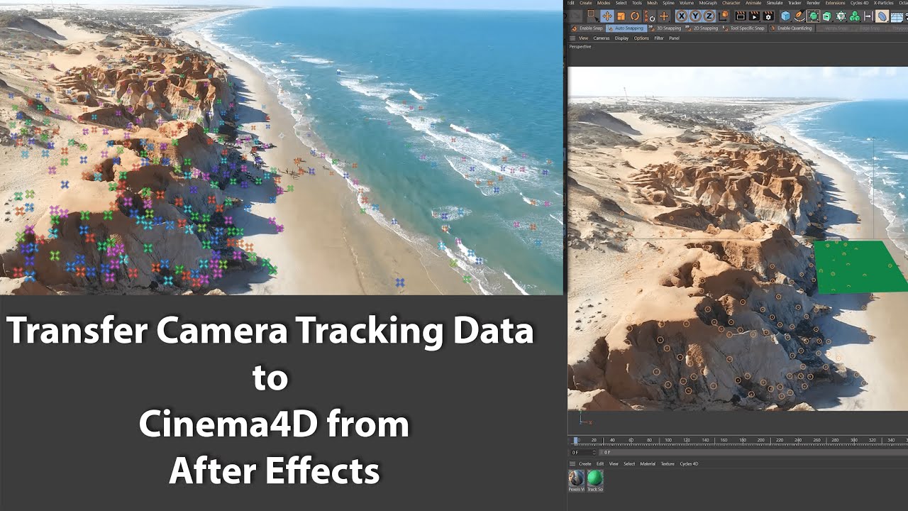 Transfer Camera Tracking Data from After Effects to Cinema4D Tutorial ...