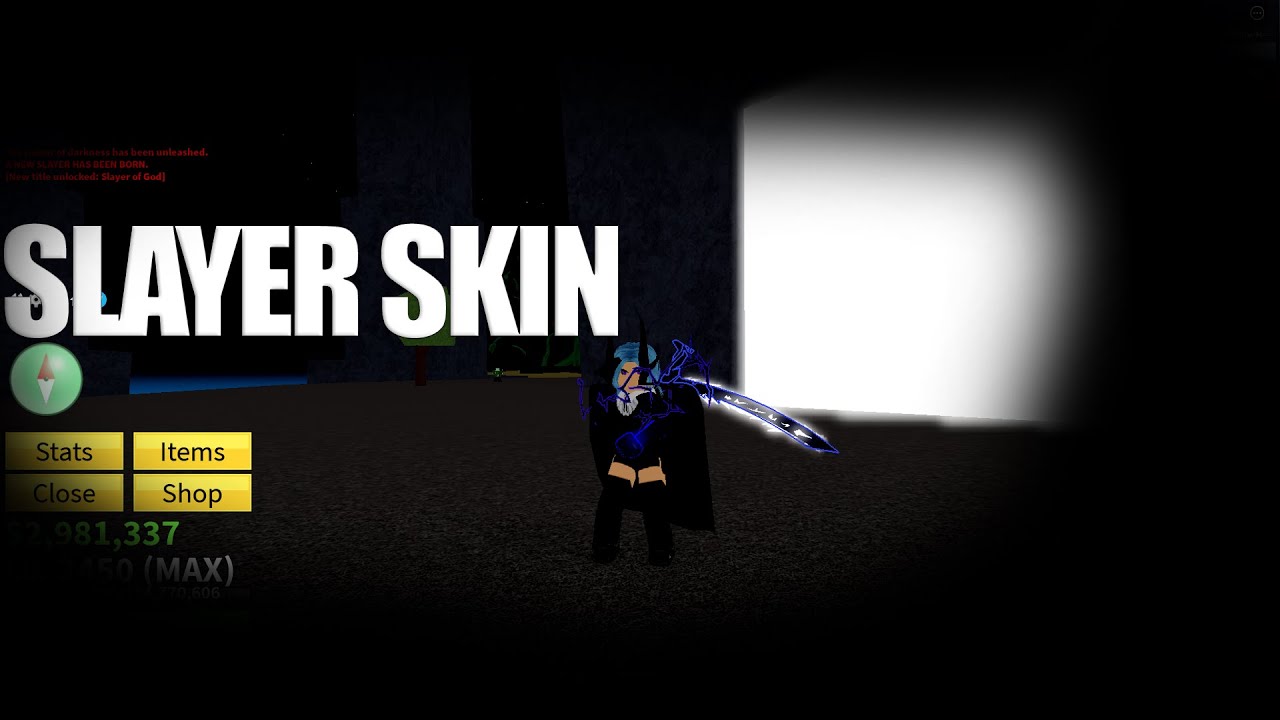 Noob Unlocks DarkBlade V3 Slayer of God in Bloxfruits 