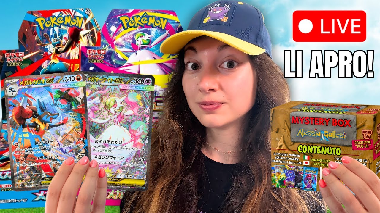 APRO I 2 SET POKEMON DELLE MEGA EVOLUZIONI E LE MYSTERY BOX FOSSIL ...