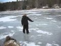 Ice Skating on Mascoma.mov