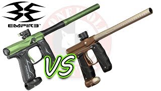 Empire Axe 2.0 vs Mini GS Shooting Paintball Gun Comparison | Lone Wolf Paintball Michigan