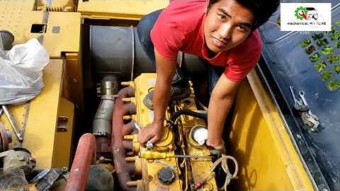 How to Fuel pump Dissembly and assembly Caterpiller 320D2