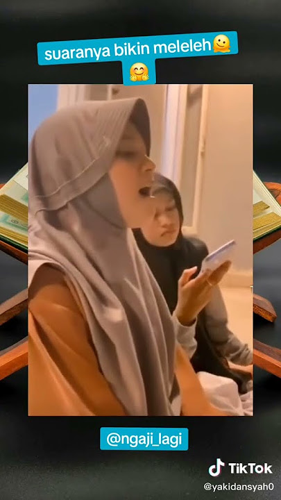 the melodious voice of the prospective qoriah #inspireyourself