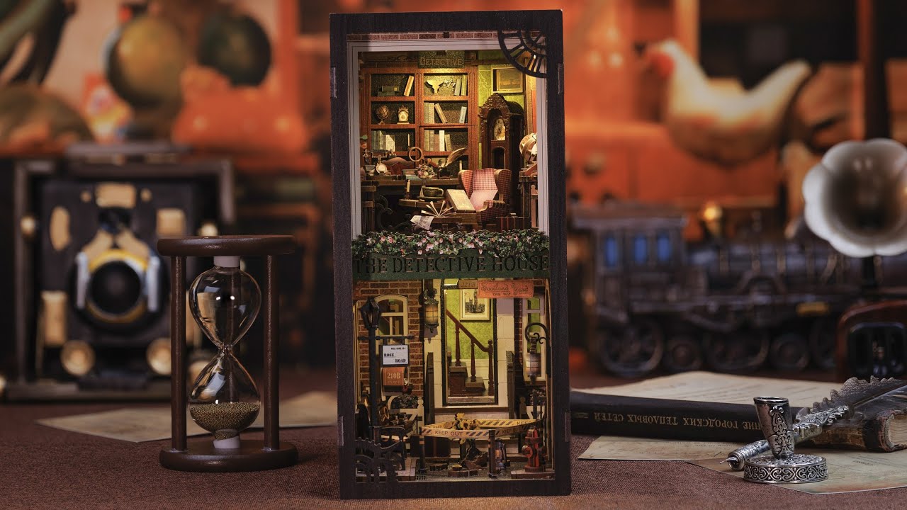 CUTEBEE DIY Booknook Kit | The Tutorial Video of Rose Detective Agency