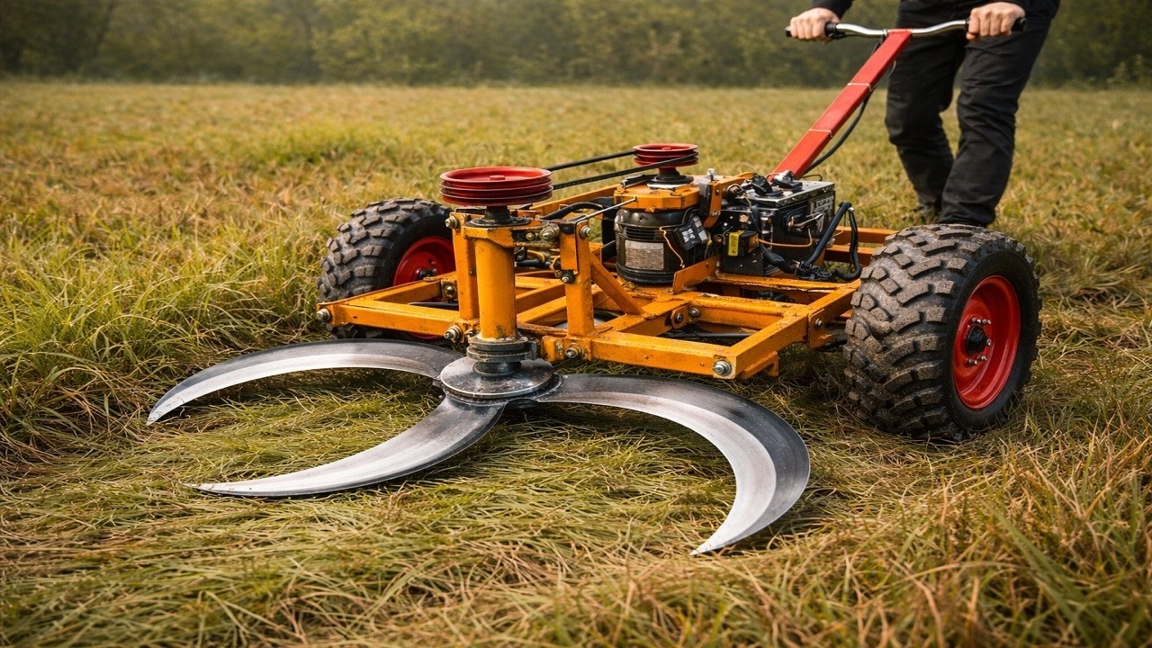 A Welder's Crazy Idea! Turning A Sickle Into A Million-Dollar Machine | DIY Projects