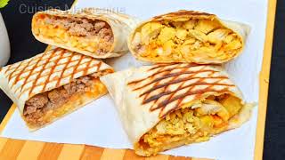 Recipe Tortilla Bread Tacos with liquid dough‼  Without yeast Without kneading  More  + Fries