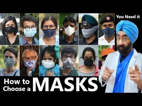 Top 5 MASKS to Protect from Air Pollution | How to Choose | Dr.Education (Hindi +