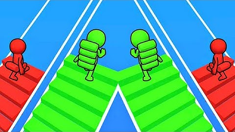 Bridge Race - All level Mobile Gameplay Walkthrough Android iOS part 14