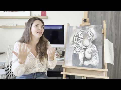 Tiger Mom Painting