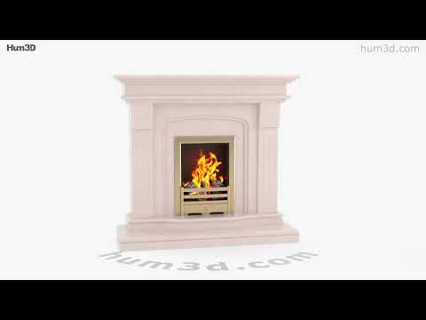 Fireplace 3D model by 3DModels.org