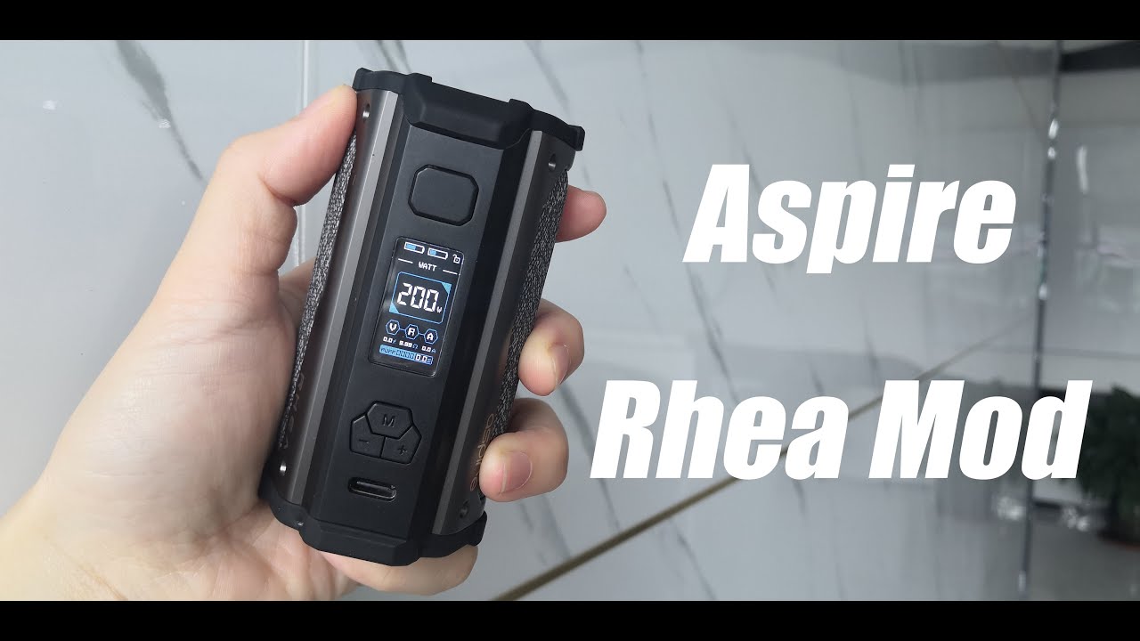 Aspire Rhea 200W Mod | Aspire's first shockproof Mod - YouTube
