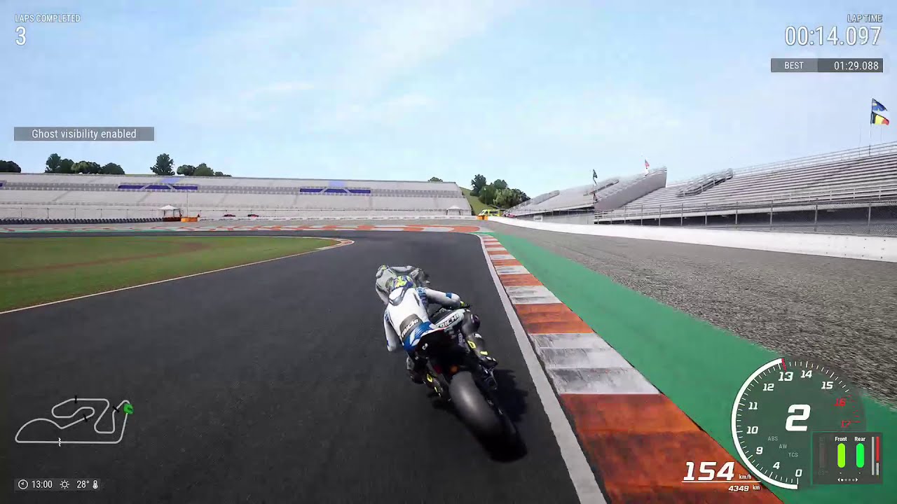 Ride 4 Valencia Set Up and Hot Lap | What's up with the tire temp after the update | Ride4setup