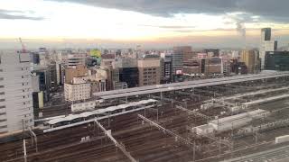 【トレインビュー】名鉄グランドビューホテルからのJR名古屋駅タイムラプス