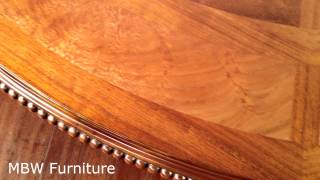 7Ft Round Mahogany Pedestal Dining Conference Meeting Table MBWJMT38-7-LWNC