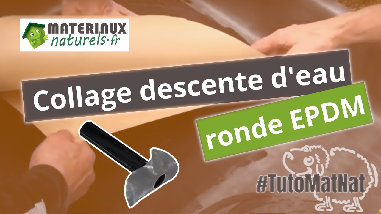 Comment réaliser une descente d'eau étanche sur bâche EPDM ?