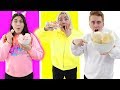 EATING ONLY 1 COLOR FOOD FOR 24 HOURS CHALLENGE!