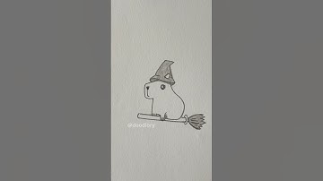 Cute Things to Draw When Bored 🥱 -Day 23 🎃 #easy #cute #drawing #tutorial #shorts #simple #fypシ