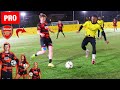 I played in a PRO FOOTBALL MATCH at MIDNIGHT !? (Ft. Ian Wright, Street Panna + Elz The Witch)