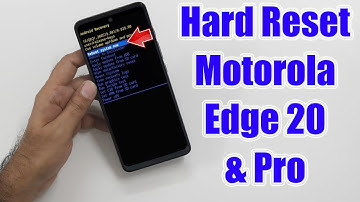 Hard Reset Motorola Edge 20 & Edge 20 pro | Factory Reset Remove Pattern/Password (How to Guide)