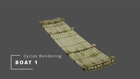 Bamboo assets in blender