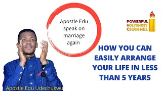 Apostle Edu Udechukwu || What Priesthood Through Prayer Will Do For You