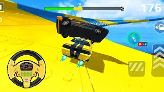 Impossible Crazy Cars Mega Ramp Car Stunts Racing Driver Master Simulator Games Android Gameplay 169 screenshot 2