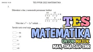 [New] SOAL INI BIASA KELUAR SAAT TES MASUK MAN, SMA DAN SMK‼️