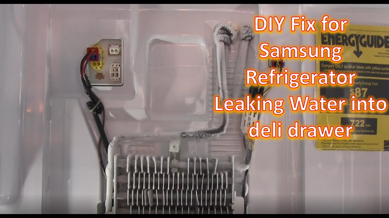 DIY Samsung Refrigerator Drain Fix - YouTube