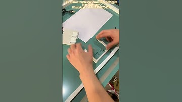 how to make mirror light with touch switch.#manufacturer #mirrorwork #mirror #touchsensor #ledlights