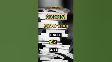 we have to master SQL sign function  #mysql #quiz #master #coding #quiztime #games #sql #oracle