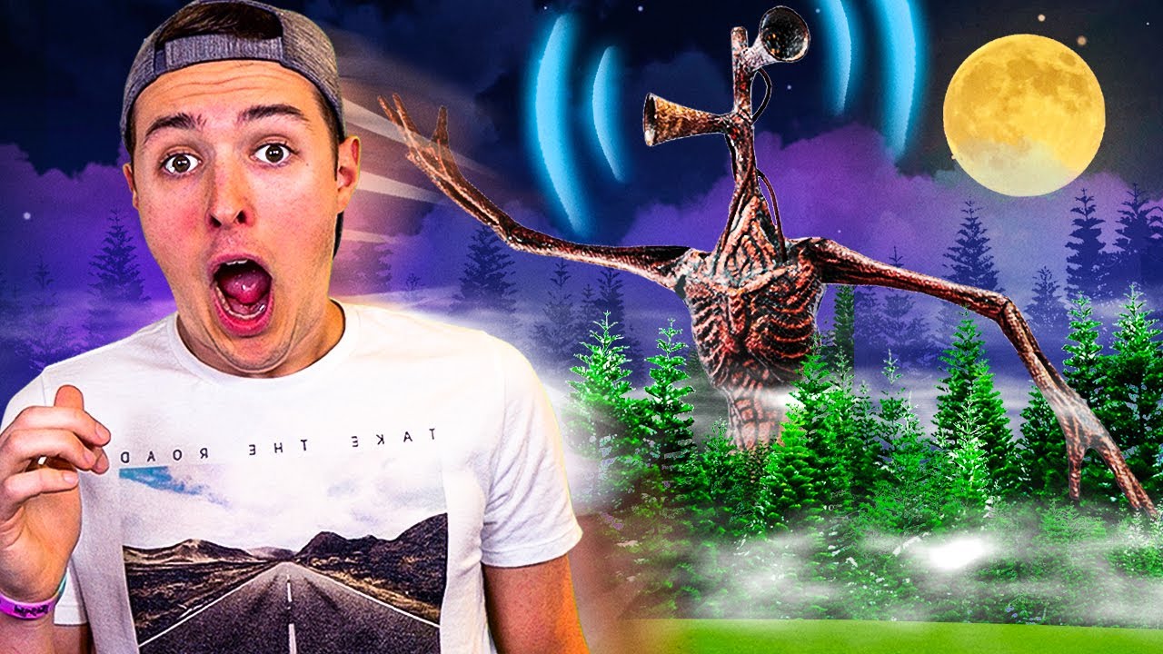 SIREN HEAD IN REAL LIFE! (scary) | Siren Head In VR - YouTube