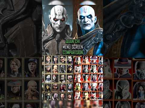 Quanchi Character Selection Comparison In Mk9 MkX Mk11 And Mk1 Khaos Reigns Mortalkombat1havik 