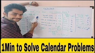 How to solve Calendar problems easily, calendar tricks, simple seconds to solve calendar problems,