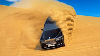 ROLLS ROYCE SUV Cullinan in the Desert