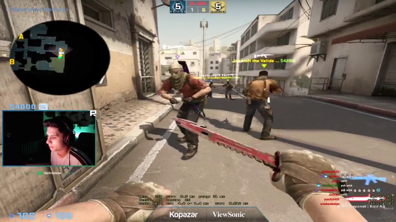 BERK RIP TEPE KARŞI TAKIMI KARISI YAPIYOR! CSGO REKABETÇİ